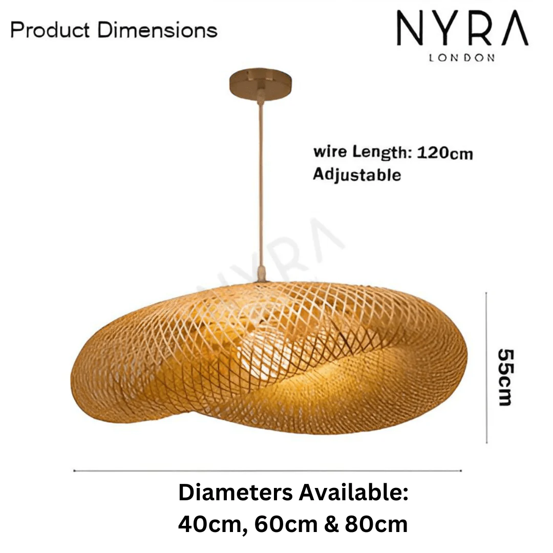 NYRA Bamboo Weaving Lamp - Image 11