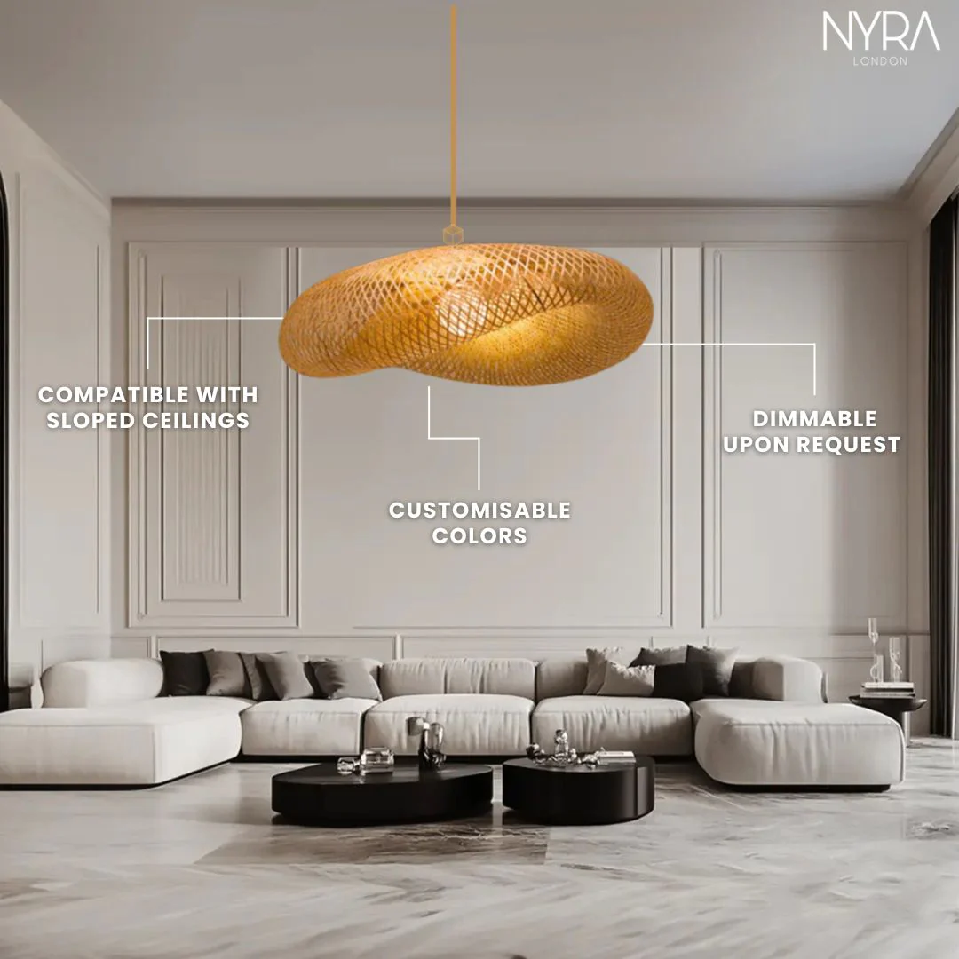 NYRA Bamboo Weaving Lamp - Image 4