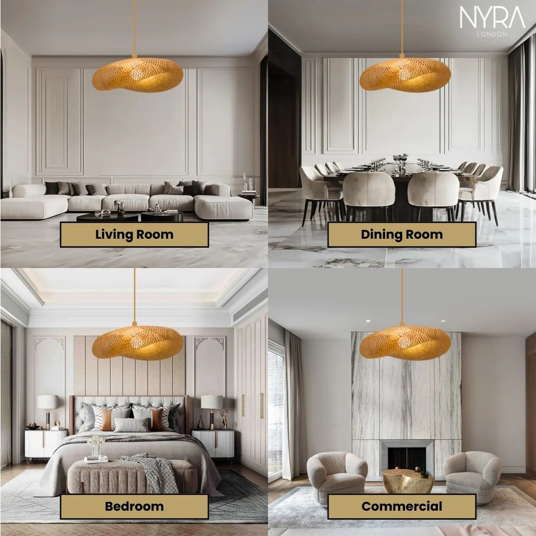 NYRA Bamboo Weaving Lamp - Image 5
