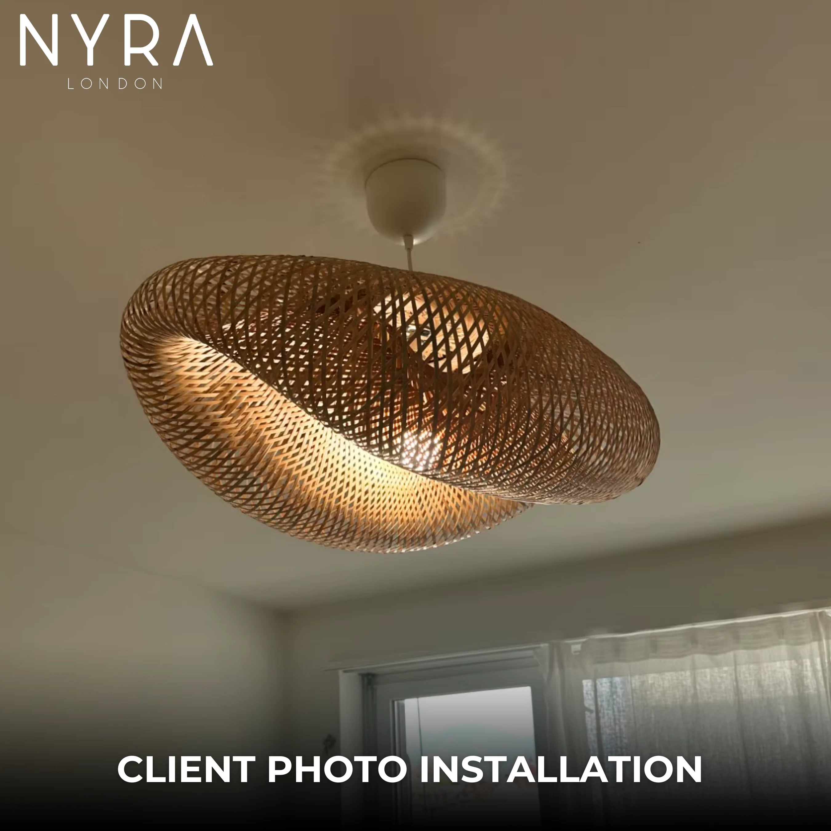 NYRA Bamboo Weaving Lamp - Image 6