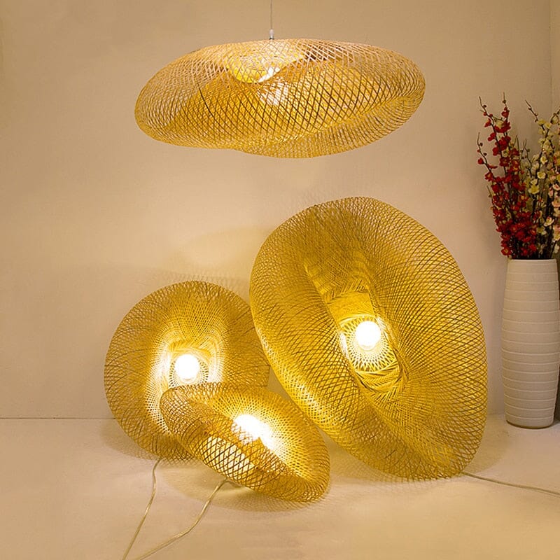 NYRA Bamboo Weaving Lamp - Image 8