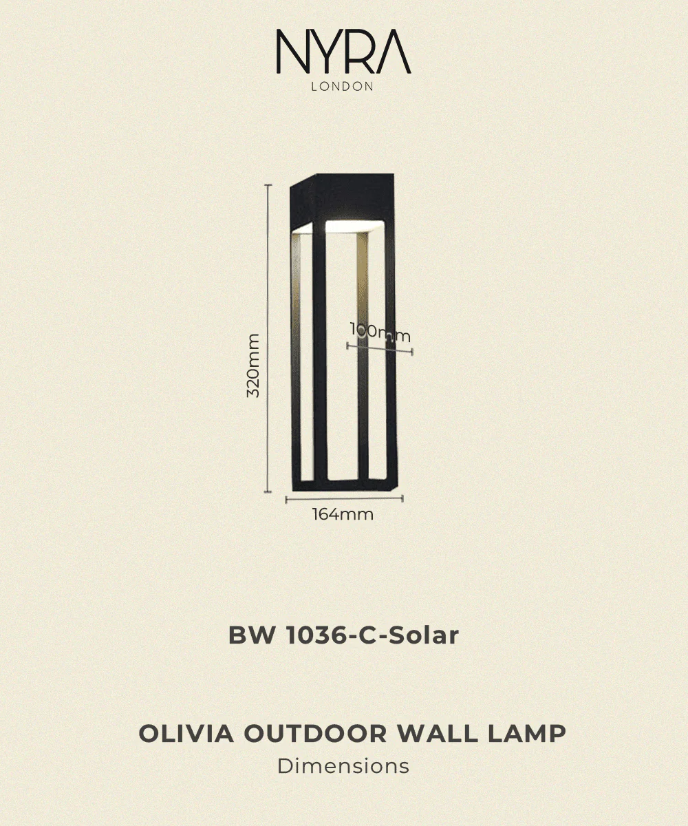 Olivia outdoor wall lamp - Image 4