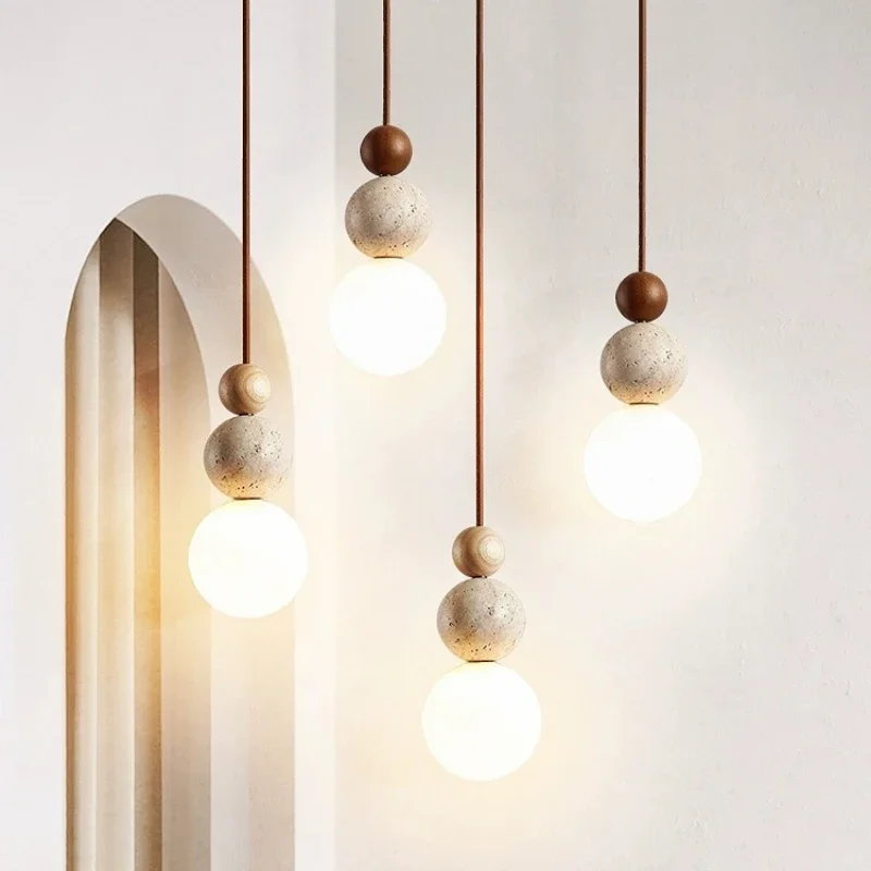 Wabi-Sabi Stone Pendant Lamp - Image 4