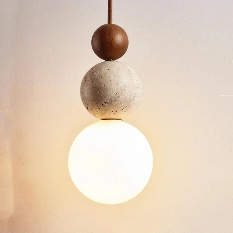 Wabi-Sabi Stone Pendant Lamp - Image 8