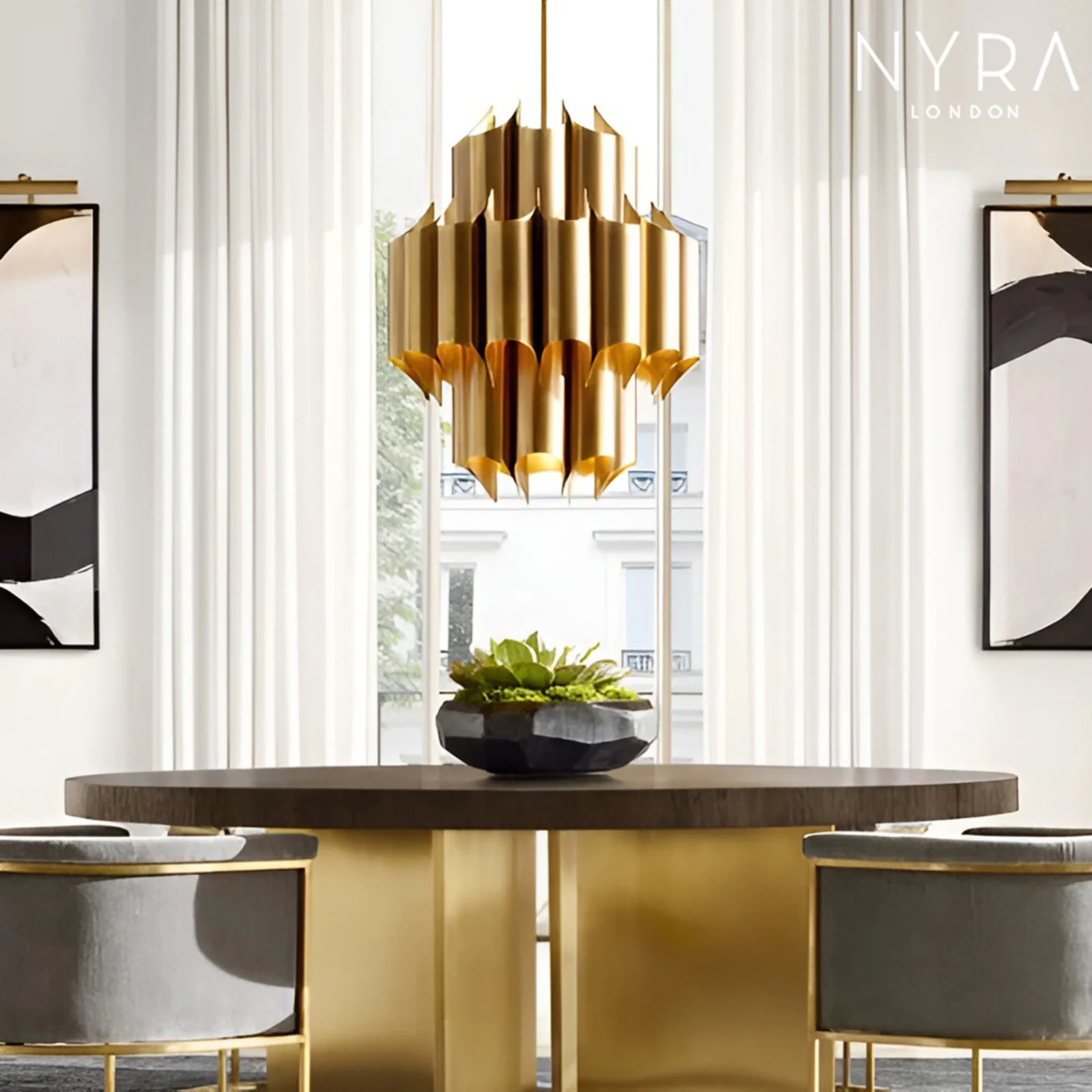Evana Sculpture Chandelier