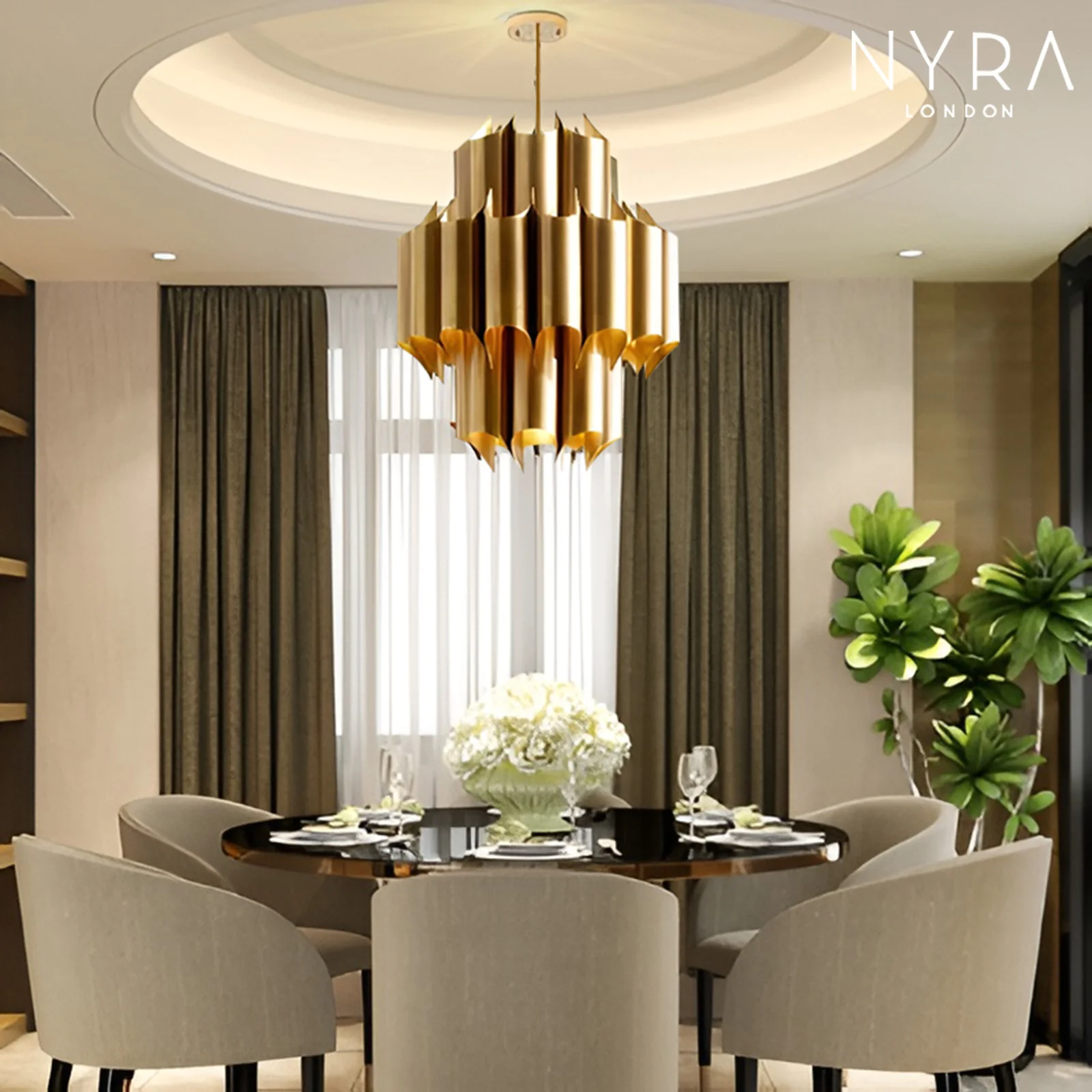 Evana Sculpture Chandelier - Image 2