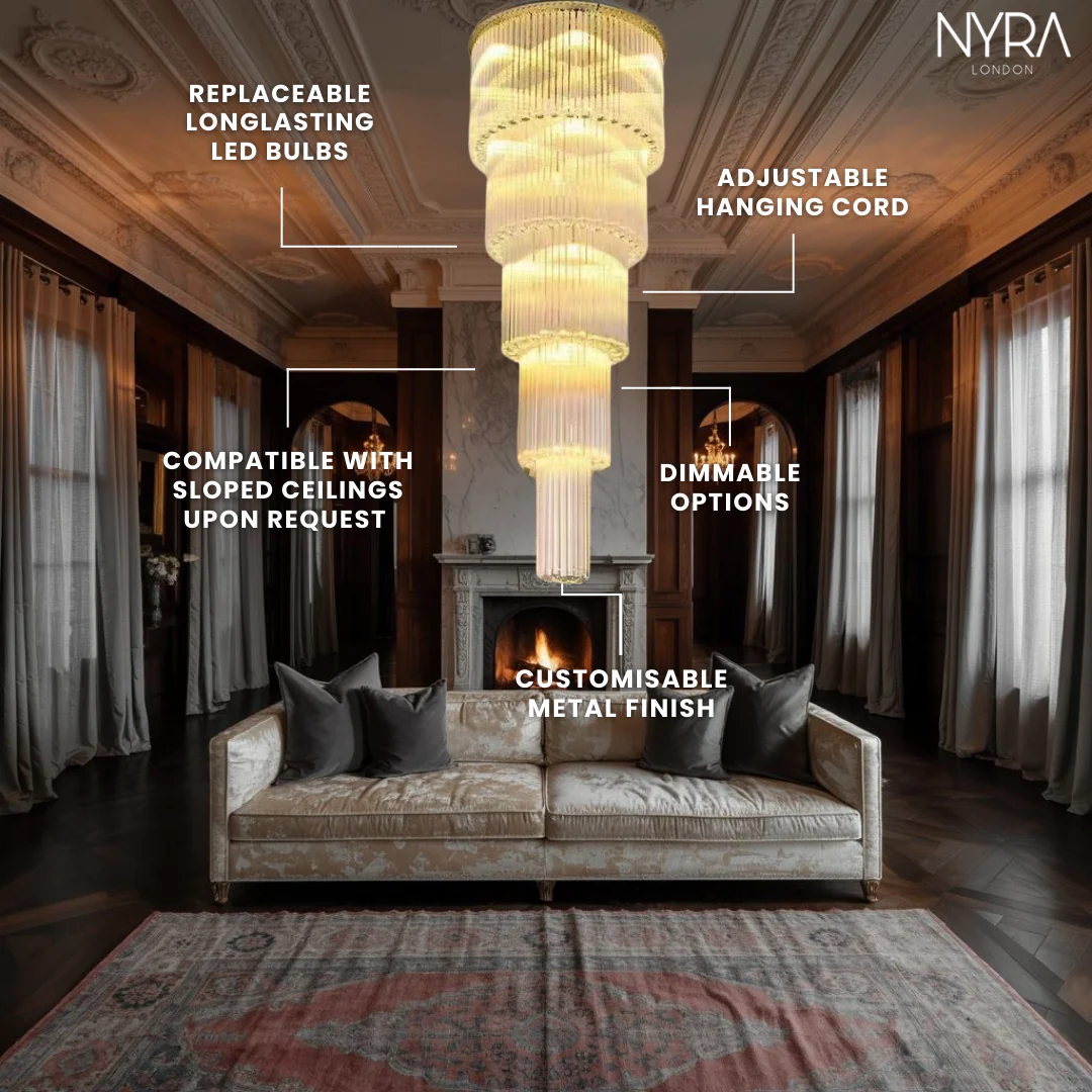 Xenara Large Crystal Chandelier - Image 12
