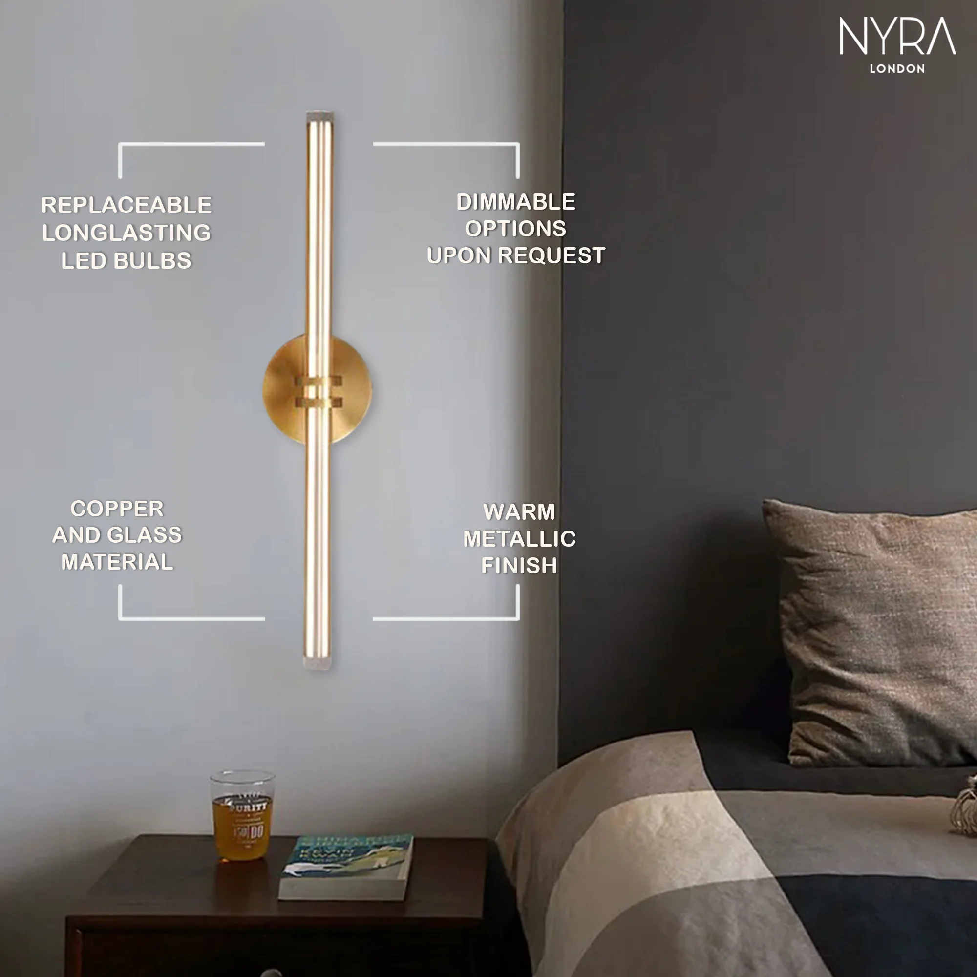 Xfer Glass Wall Lamp - Image 4