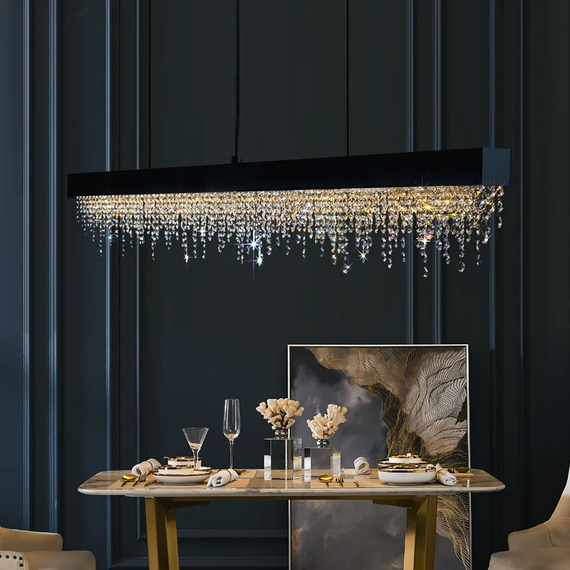 Zara Crystal Rectangle Chandelier - Image 4
