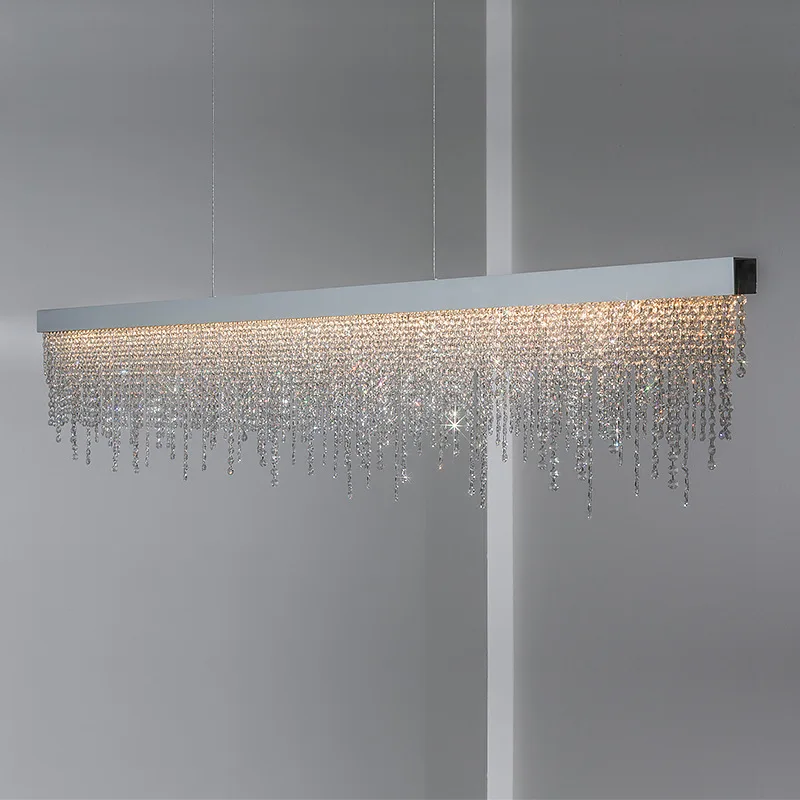 Zara Crystal Rectangle Chandelier - Image 7