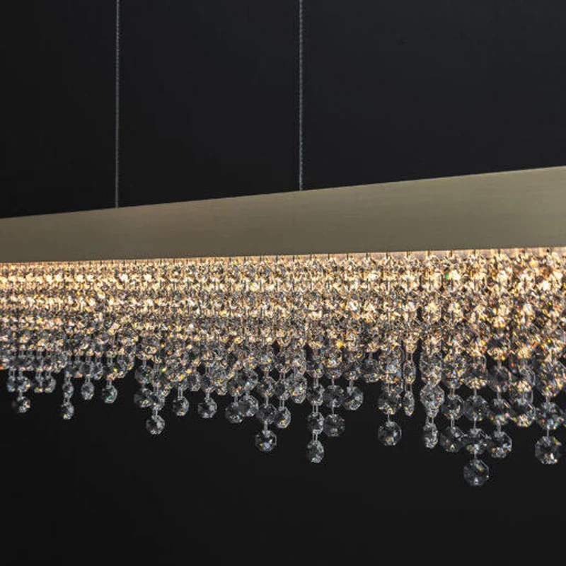 Zara Crystal Rectangle Chandelier - Image 8