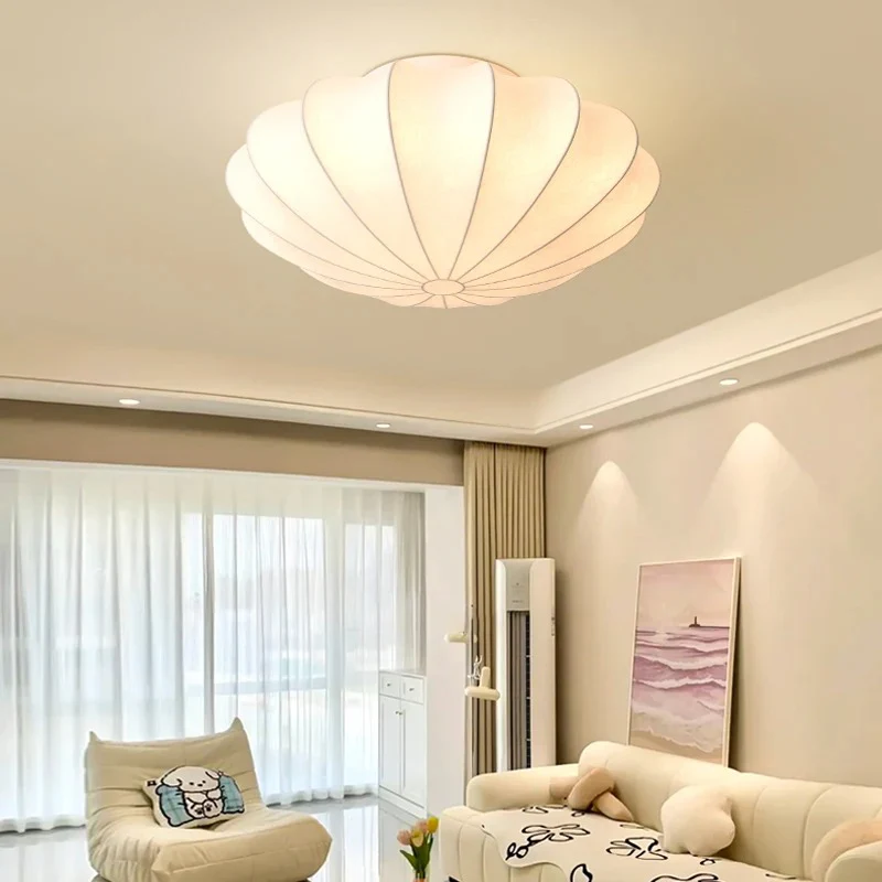 Zen Glow Silk Ceiling Light - Image 9