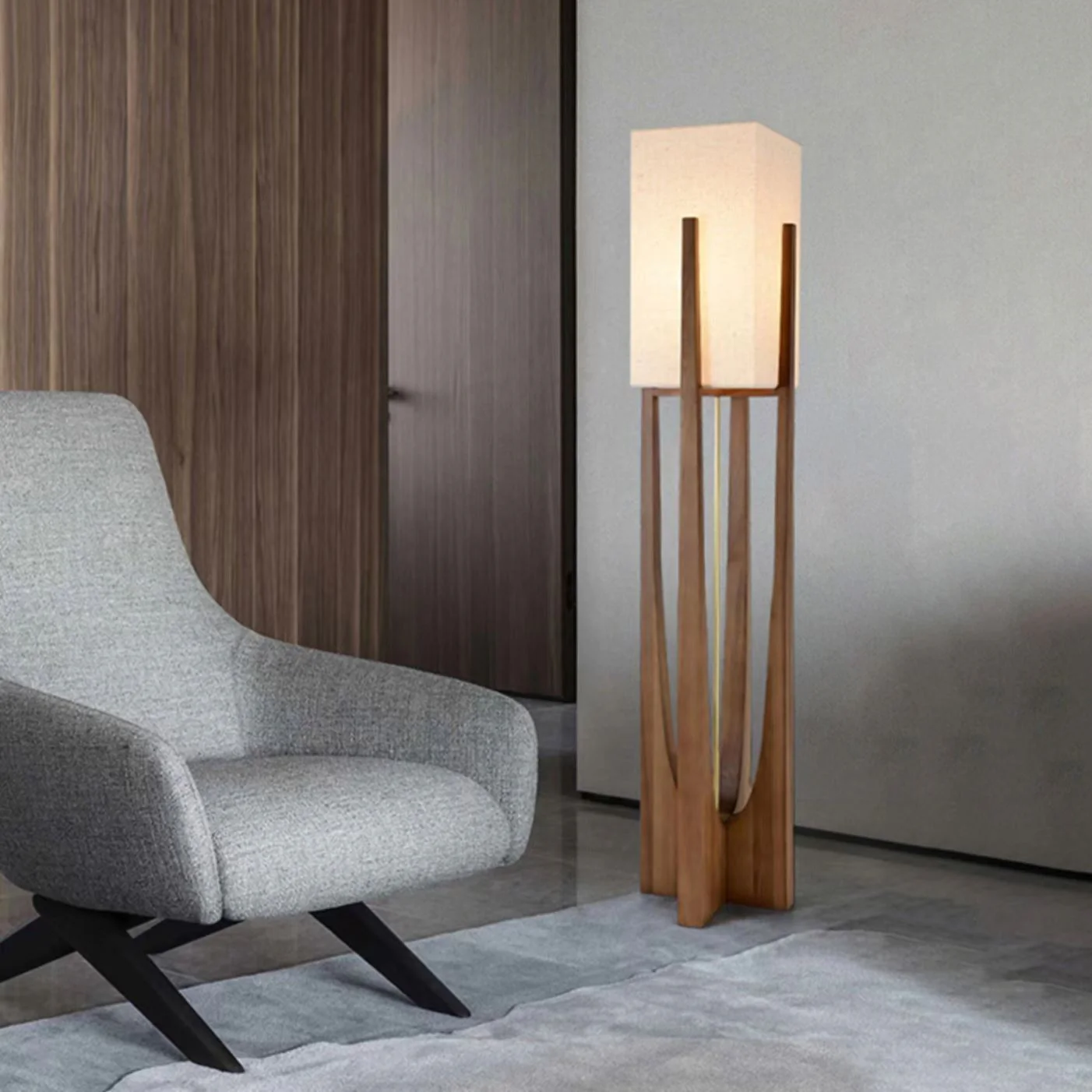 Zenva-Wabi-Sabi Floor Lamp - Image 4