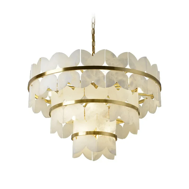 Zyra Alabaster Chandelier Light - Image 10